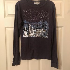 Wildfox Tops - Wildfox Cozy Cabin Thermal Wildfox Tops - Wildfox Cozy Cabin Thermal